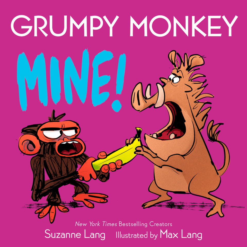 Grumpy Monkey Mine! (Grumpy Monkey Board Books) book cover by Suzanne Lang