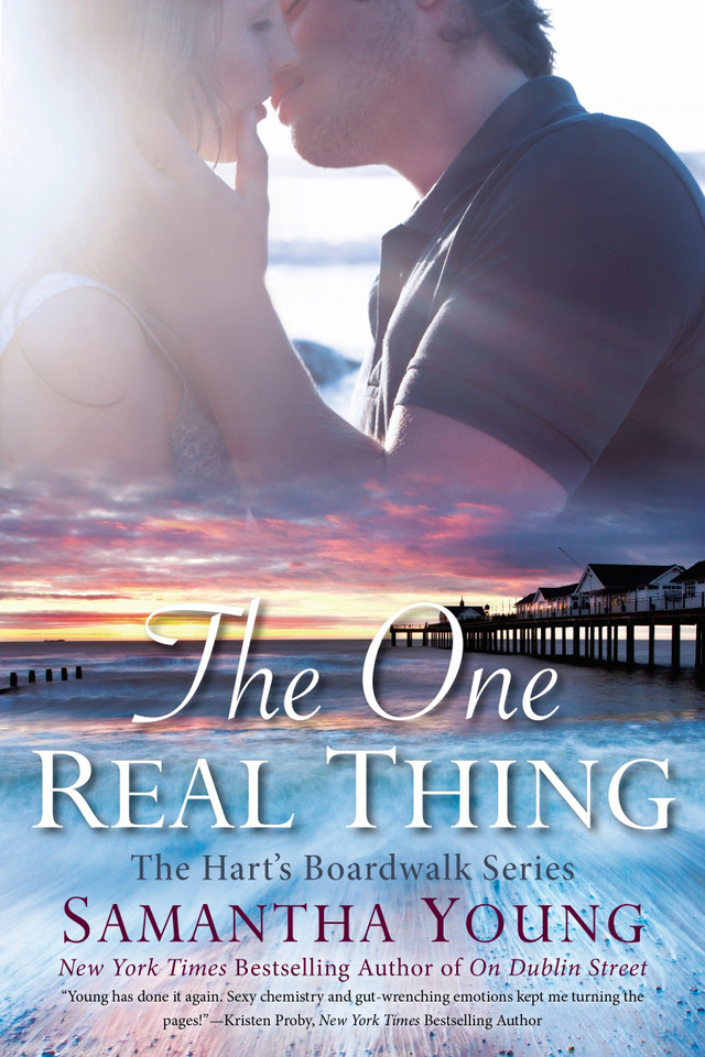 The One Real Thing (Hart's Boardwalk) book cover by Samantha Young