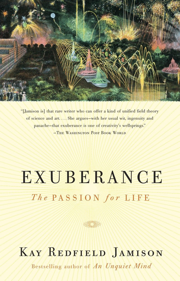 Exuberance: The Passion for Life book cover by Kay Redfield Jamison