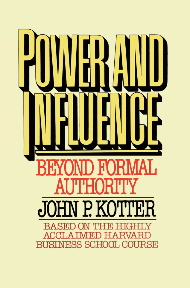 Power and Influence book cover by John P. Kotter