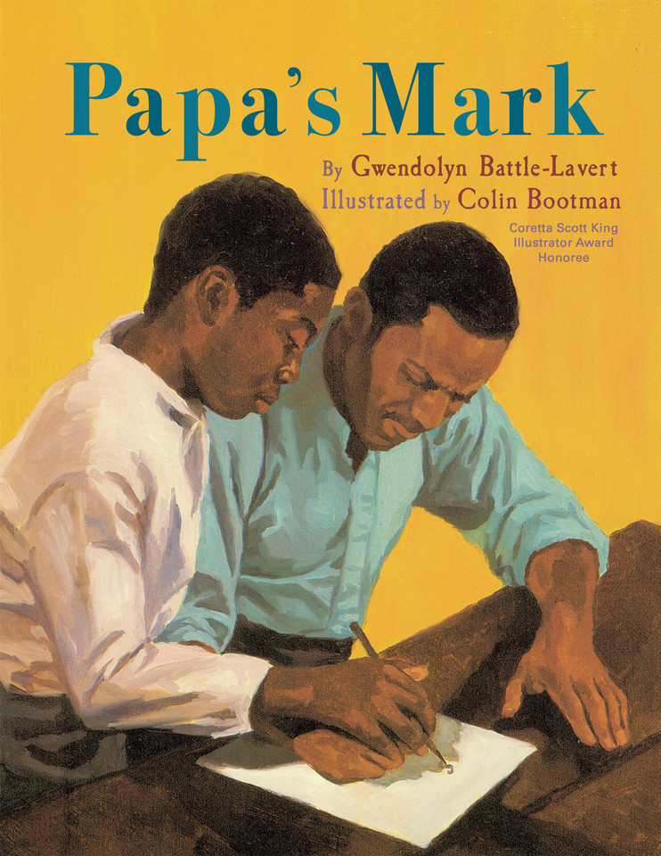 Papa's Mark book cover by Gwendolyn Battle-Lavert