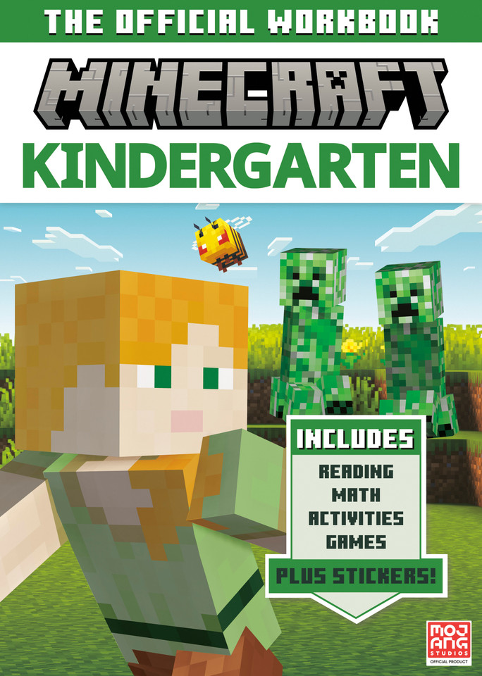 Official Minecraft Workbook: Kindergarten (Minecraft Workbooks) book cover by Random House