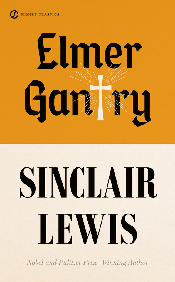 Elmer Gantry book cover by Sinclair Lewis