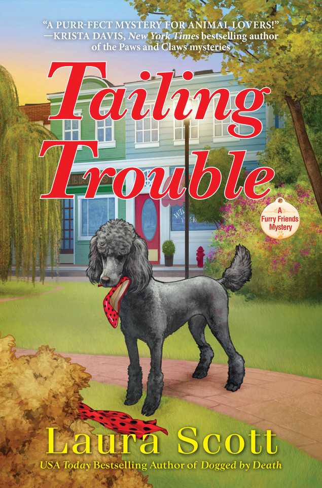Tailing Trouble (A Furry Friends Mystery) book cover by Laura Scott