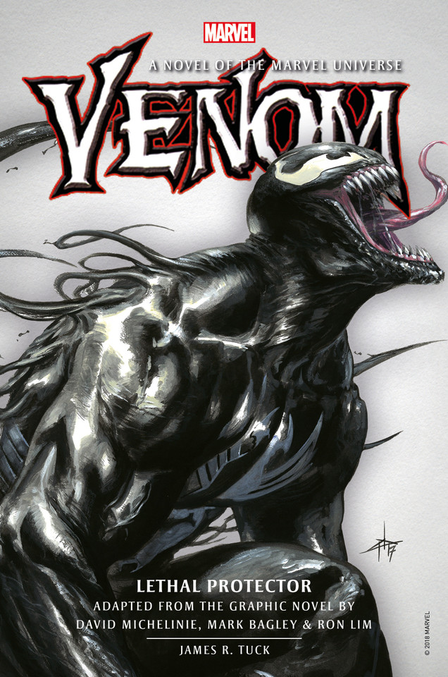 Venom: Lethal Protector Prose Novel book cover by James R. Tuck