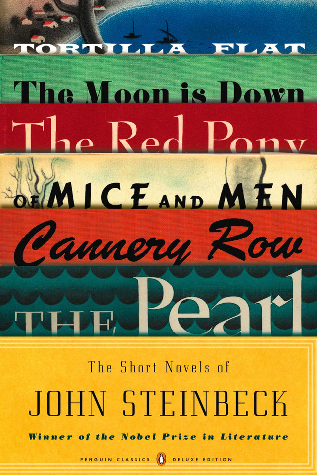 The Short Novels of John Steinbeck: (Penguin Classics Deluxe Edition) (Penguin Classics Deluxe Edition) book cover by John Steinbeck