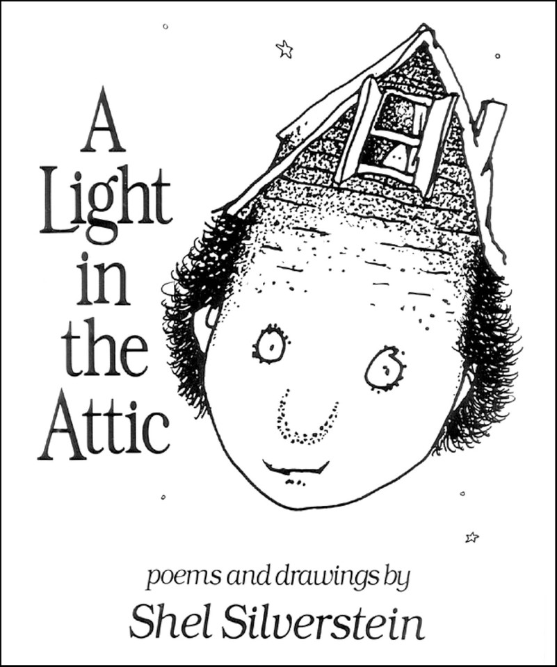 A Light in the Attic book cover by Shel Silverstein