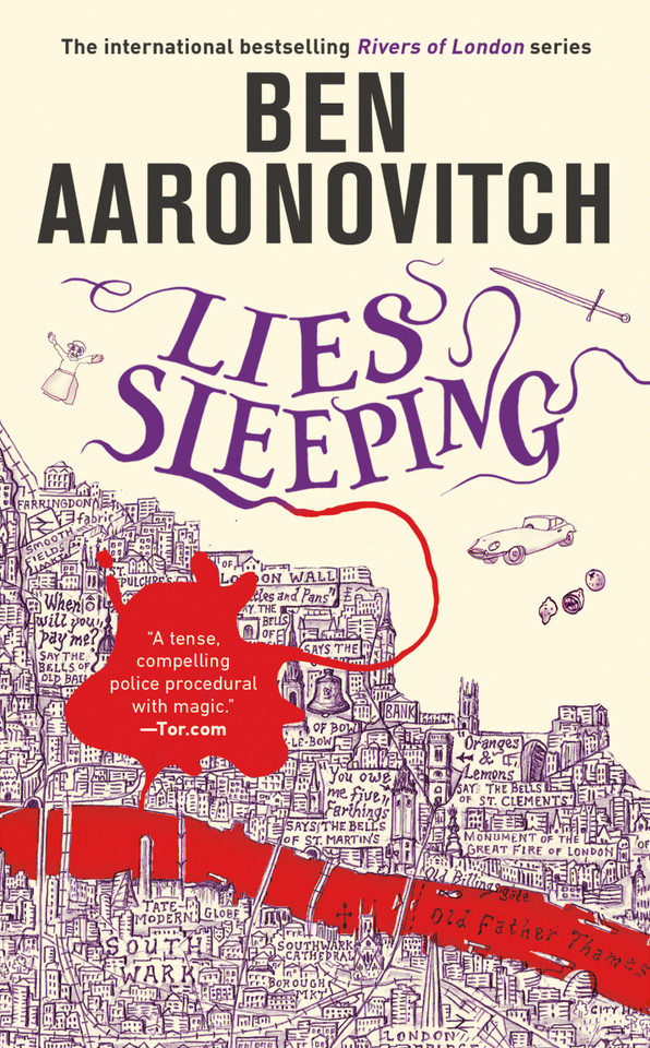 Lies Sleeping (Rivers of London) book cover by Ben Aaronovitch