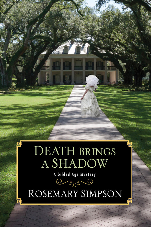 Death Brings a Shadow (A Gilded Age Mystery) book cover by Rosemary Simpson