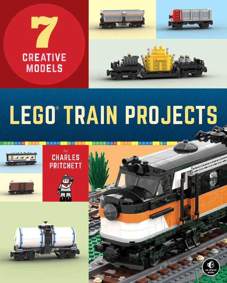 LEGO® Train Projects: 7 Creative Models book cover by Charles Pritchett
