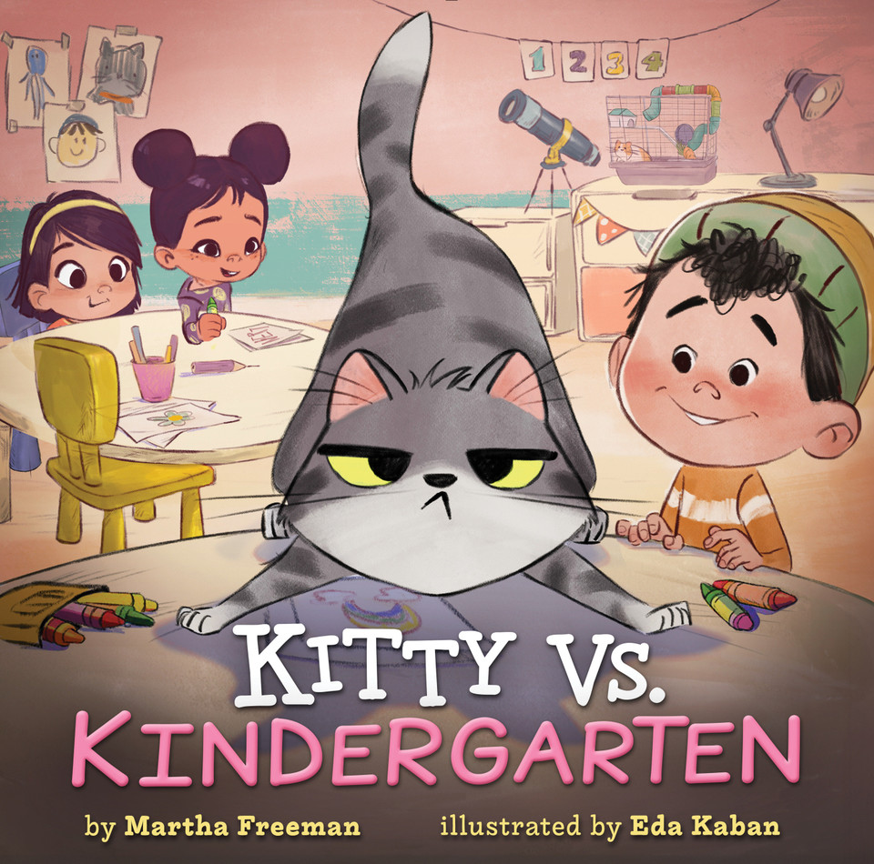 Kitty vs. Kindergarten (Kitty vs.) book cover by Martha Freeman