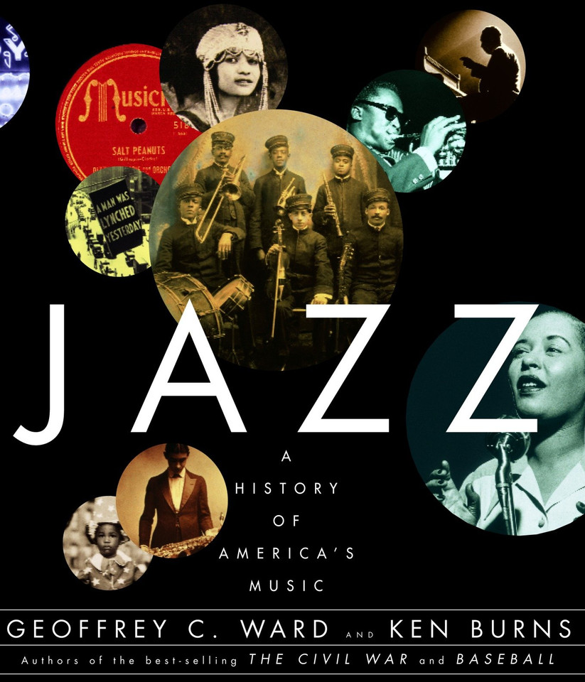 Jazz: A History of America's Music book cover by Geoffrey C. Ward, Ken Burns