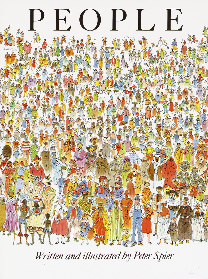 People book cover by Peter Spier