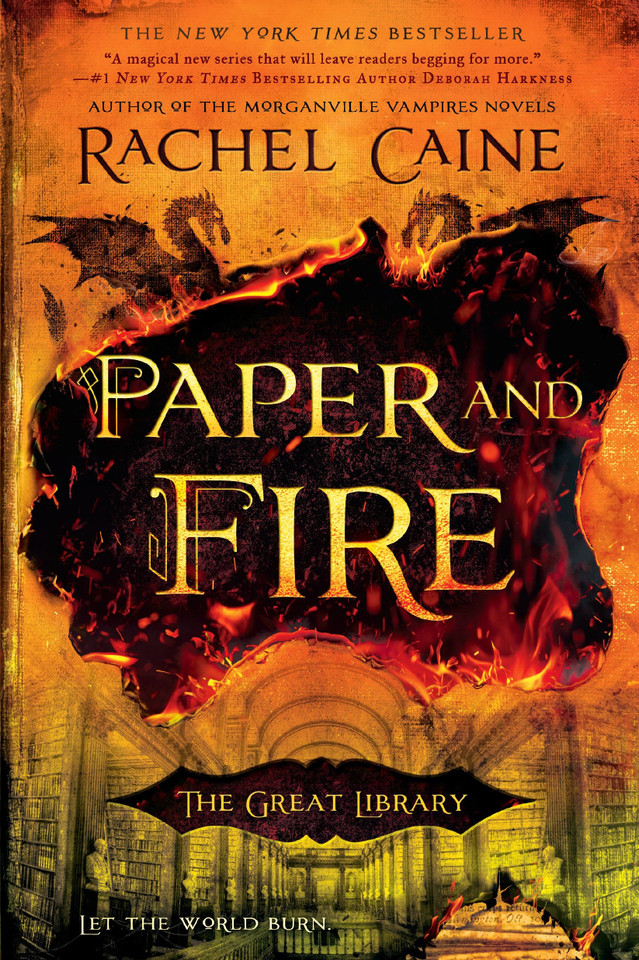 Paper and Fire (The Great Library) book cover by Rachel Caine