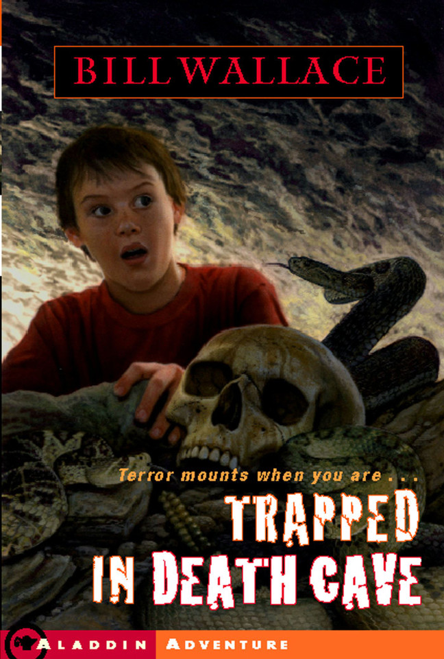 Trapped in Death Cave book cover by Bill Wallace