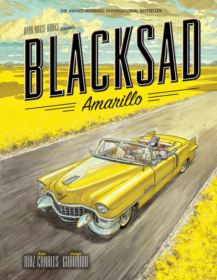 Blacksad: Amarillo book cover by Juan Díaz Canales