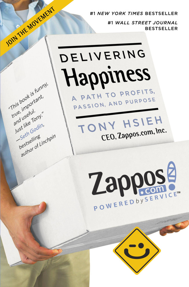 Delivering Happiness: A Path to Profits, Passion, and Purpose book cover by Tony Hsieh
