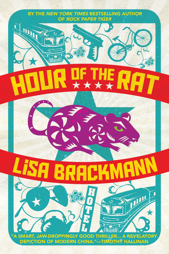 Hour of the Rat (An Ellie McEnroe Novel) book cover by Lisa Brackmann
