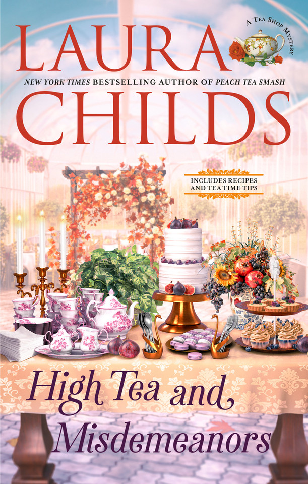 High Tea and Misdemeanors (A Tea Shop Mystery) book cover by Laura Childs