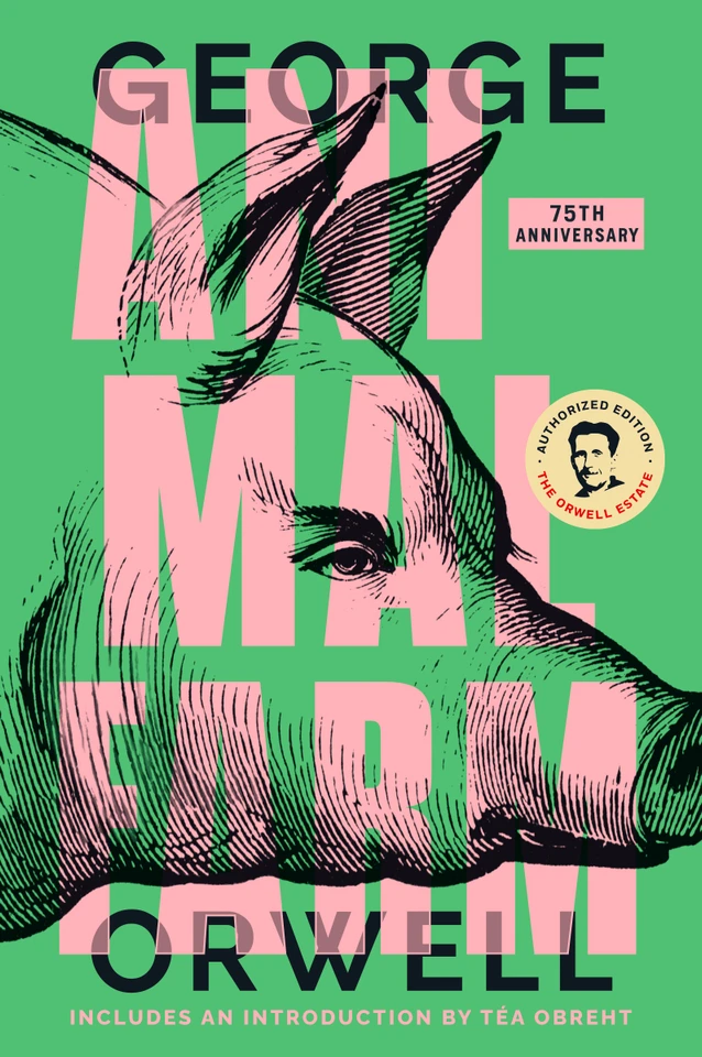 Animal Farm: 75th Anniversary Edition book cover by George Orwell