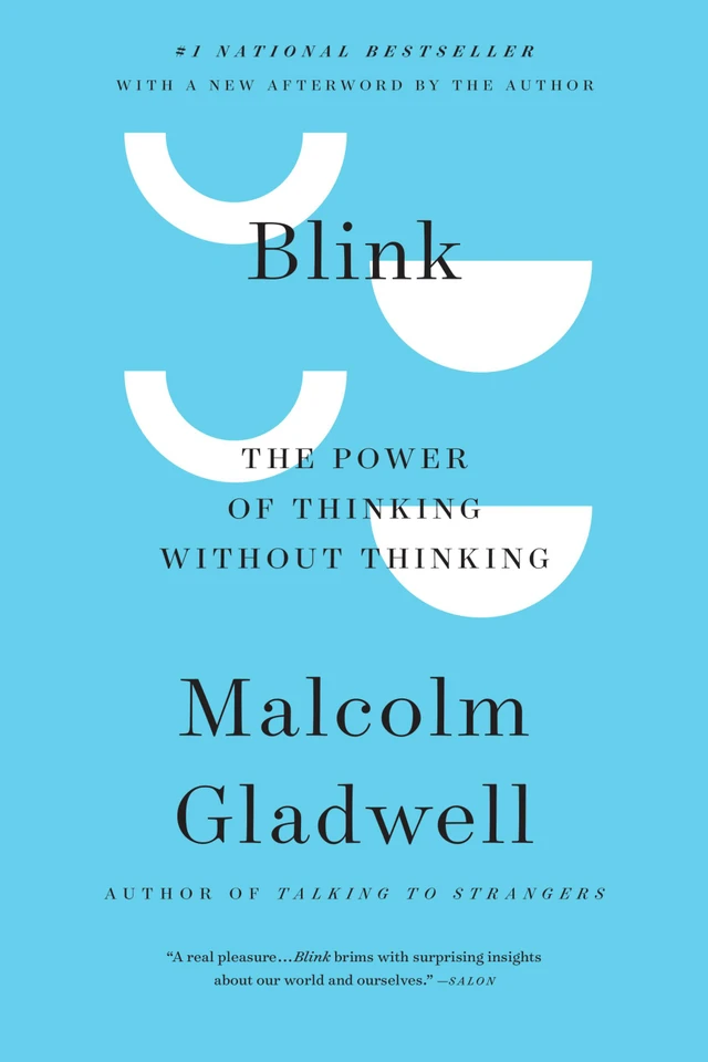 Blink: The Power of Thinking Without Thinking book cover by Malcolm Gladwell