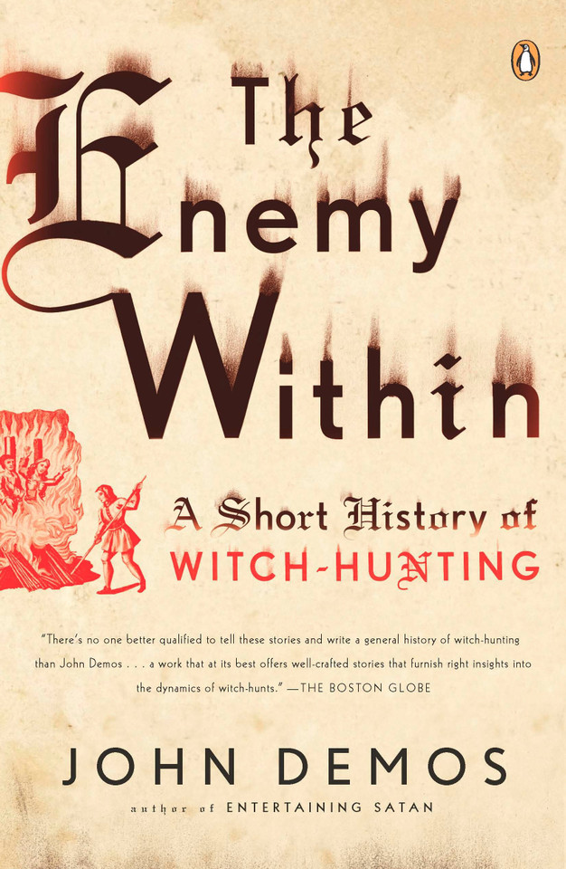 The Enemy Within: A Short History of Witch-hunting book cover by John Demos