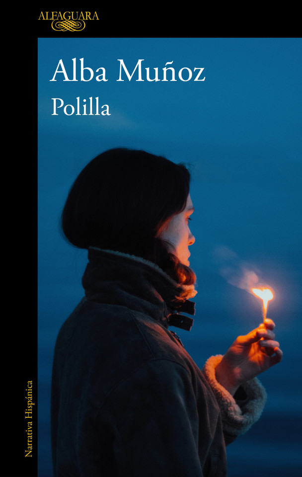 Polilla / Moth book cover by Alba Muñoz
