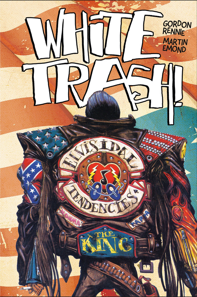 White Trash book cover by Gordon Rennie