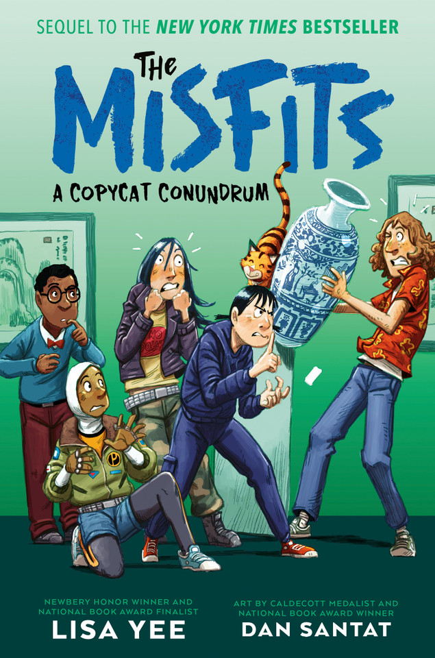 A Copycat Conundrum (The Misfits) (The Misfits) book cover by Lisa Yee