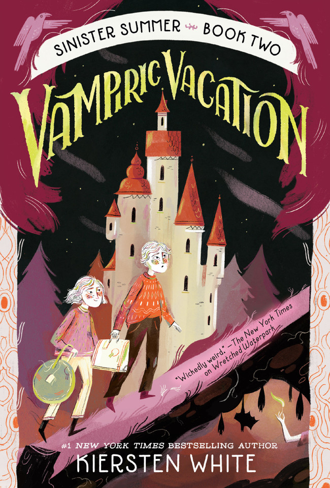 Vampiric Vacation (The Sinister Summer Series) book cover by Kiersten White
