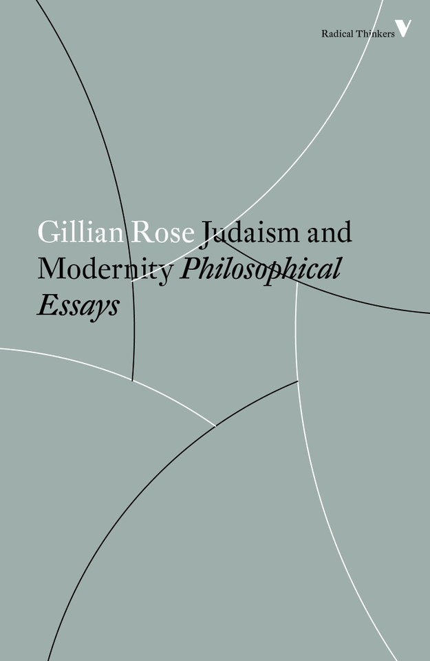 Judaism and Modernity: Philosophical Essays book cover by Gillian Rose