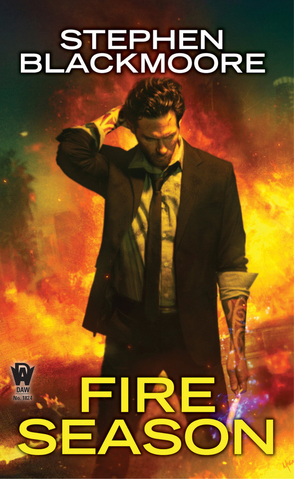 Fire Season (Eric Carter) book cover by Stephen Blackmoore