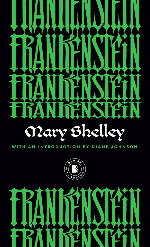 Frankenstein book cover by Mary Shelley