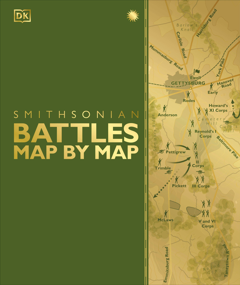 Battles Map by Map (DK History Map by Map) book cover by DK