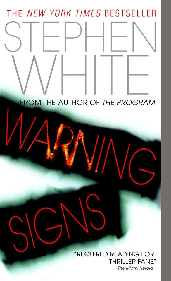 Warning Signs: A Novel of Suspense (Alan Gregory) book cover by Stephen White