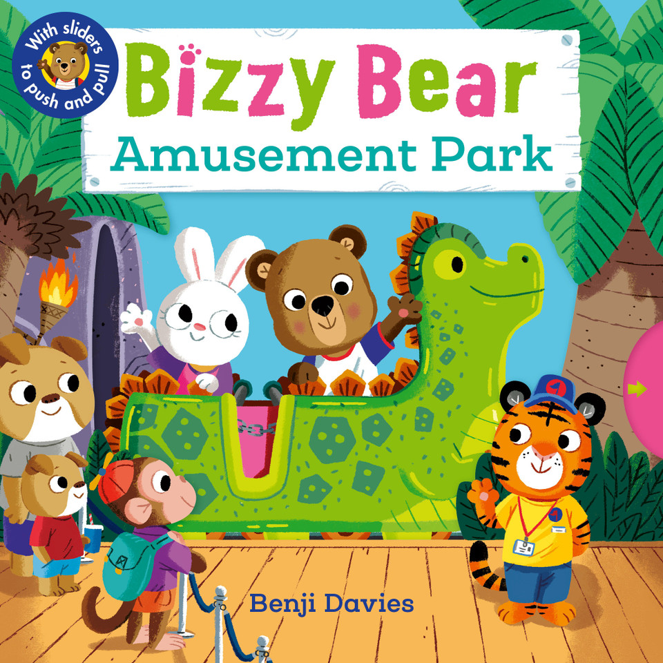Bizzy Bear: Amusement Park: (Interactive Board Book About Roller Coasters and Rides for Toddlers - With Sturdy Tabs and Slides to Push and Pull) (Bizzy Bear) book cover by 