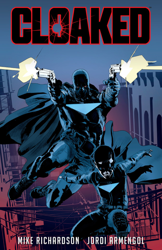 Cloaked book cover by Mike Richardson