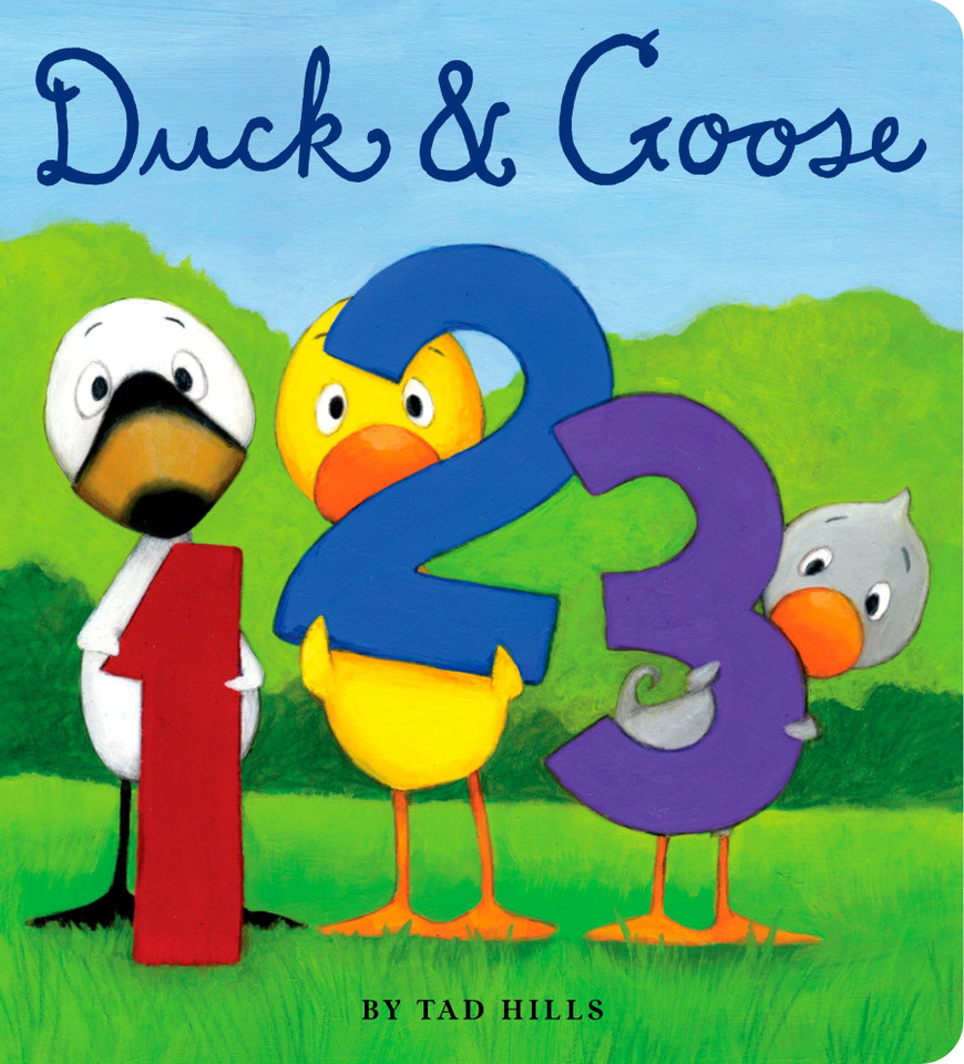 Duck & Goose, 1, 2, 3 (Duck & Goose) book cover by Tad Hills