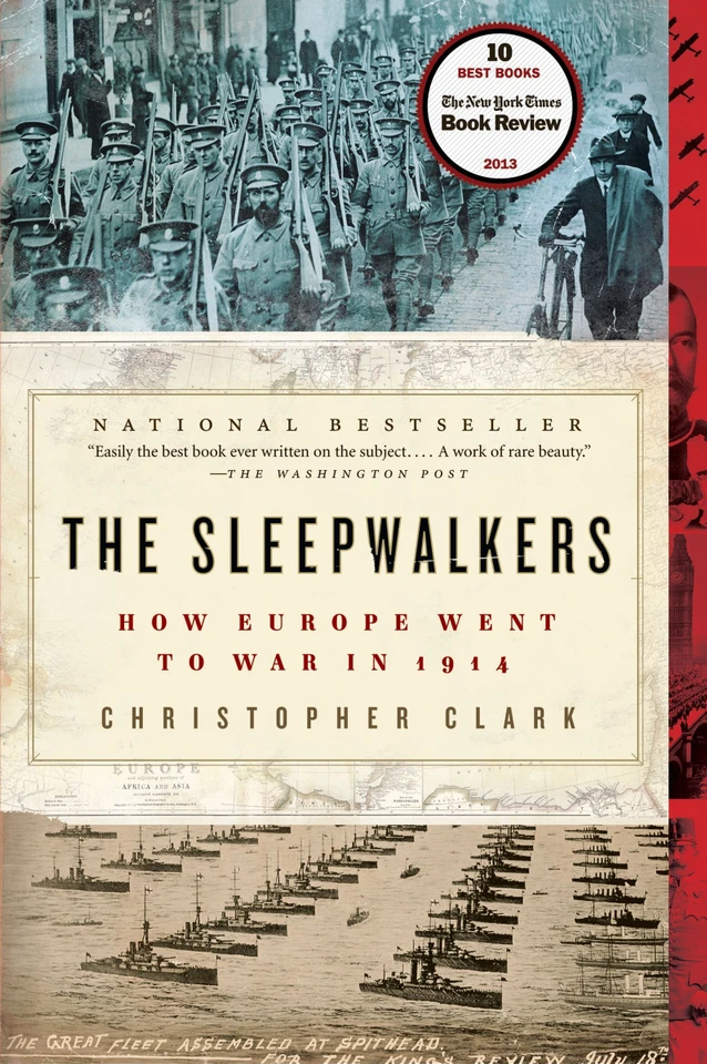The Sleepwalkers: How Europe Went to War in 1914 book cover by Christopher Clark