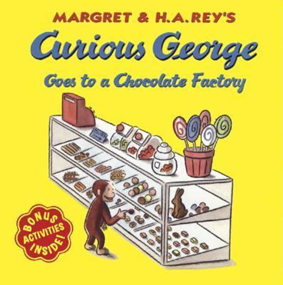 Curious George Goes to a Chocolate Factory [Paperback] Cover