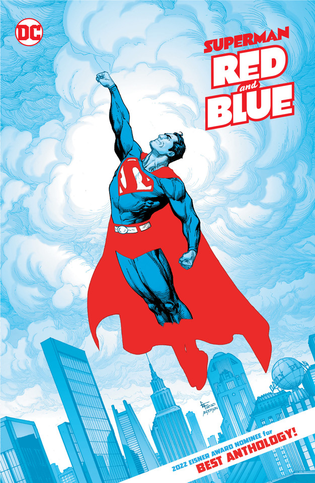 Superman Red & Blue book cover by John Ridley, Brandon Easton