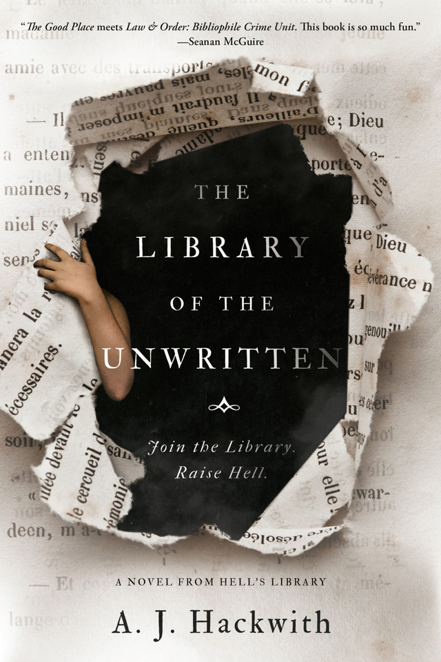 The Library of the Unwritten (A Novel from Hell's Library) book cover by A. J. Hackwith