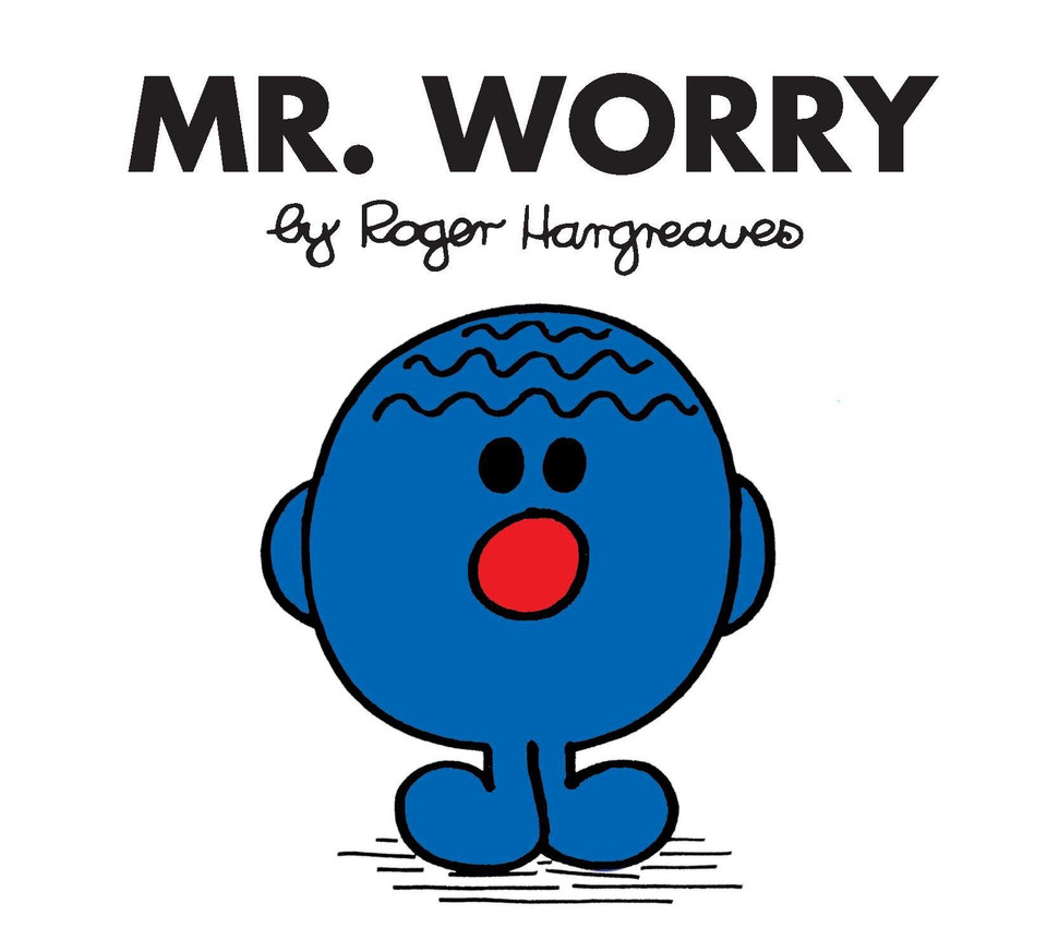 Mr. Worry (Mr. Men and Little Miss) book cover by Roger Hargreaves