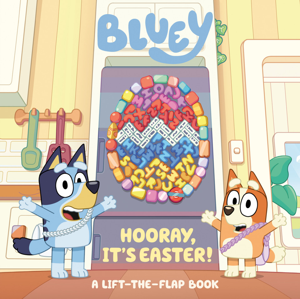 Bluey: Hooray, It's Easter!: A Lift-the-Flap Book (Bluey) book cover by Penguin Young Readers Licenses