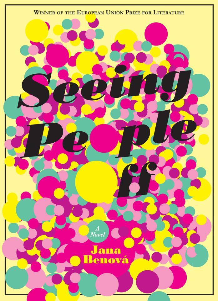 Seeing People Off book cover by Jana Benová