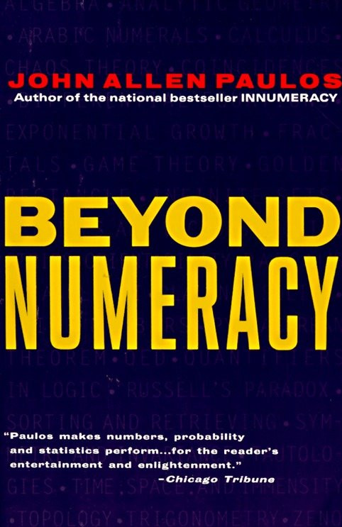 Beyond Numeracy book cover by John Allen Paulos