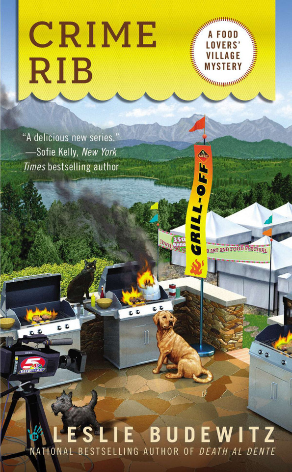 Crime Rib (Food Lovers' Village Mystery) book cover by Leslie Budewitz