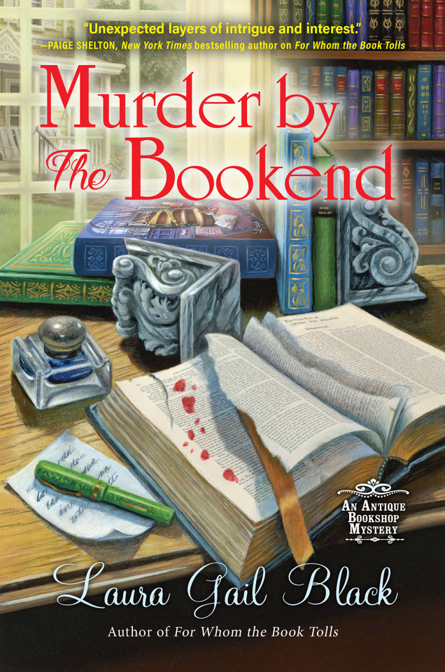 Murder by the Bookend (An Antique Bookshop Mystery) book cover by Laura Gail Black