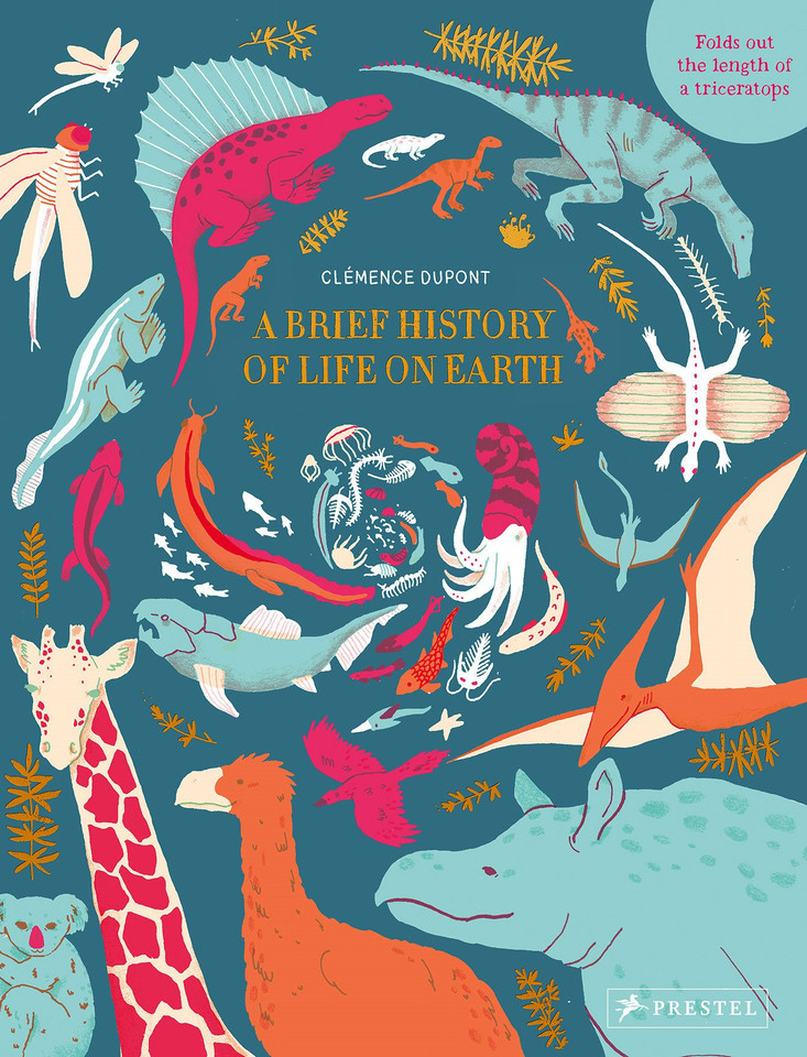 A Brief History of Life on Earth book cover by Clemence Dupont