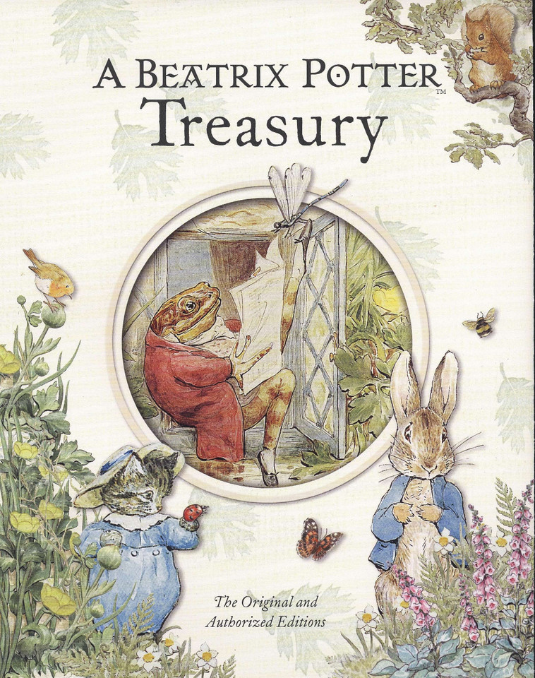 A Beatrix Potter Treasury (Peter Rabbit) book cover by Beatrix Potter